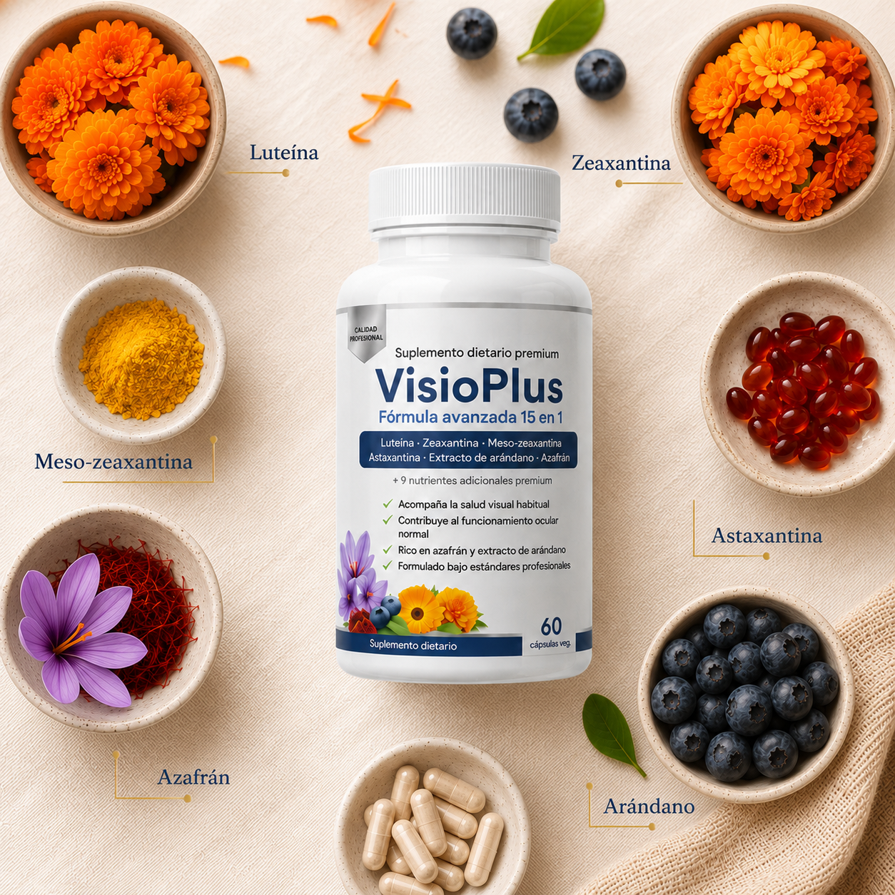 VisioPlus — Fórmula Avanzada 15 en 1