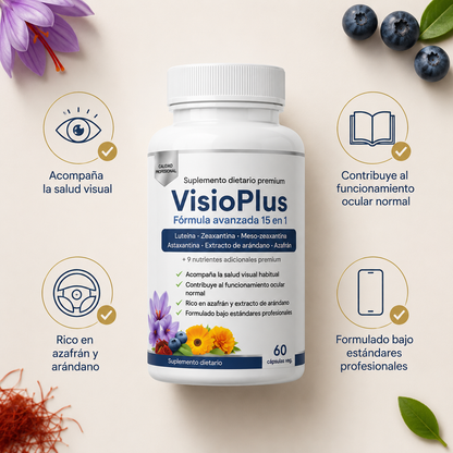 VisioPlus — Fórmula Avanzada 15 en 1